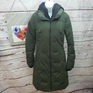 Sandova Down Jacket - Green - Great Condition. Parka Jacket - XS